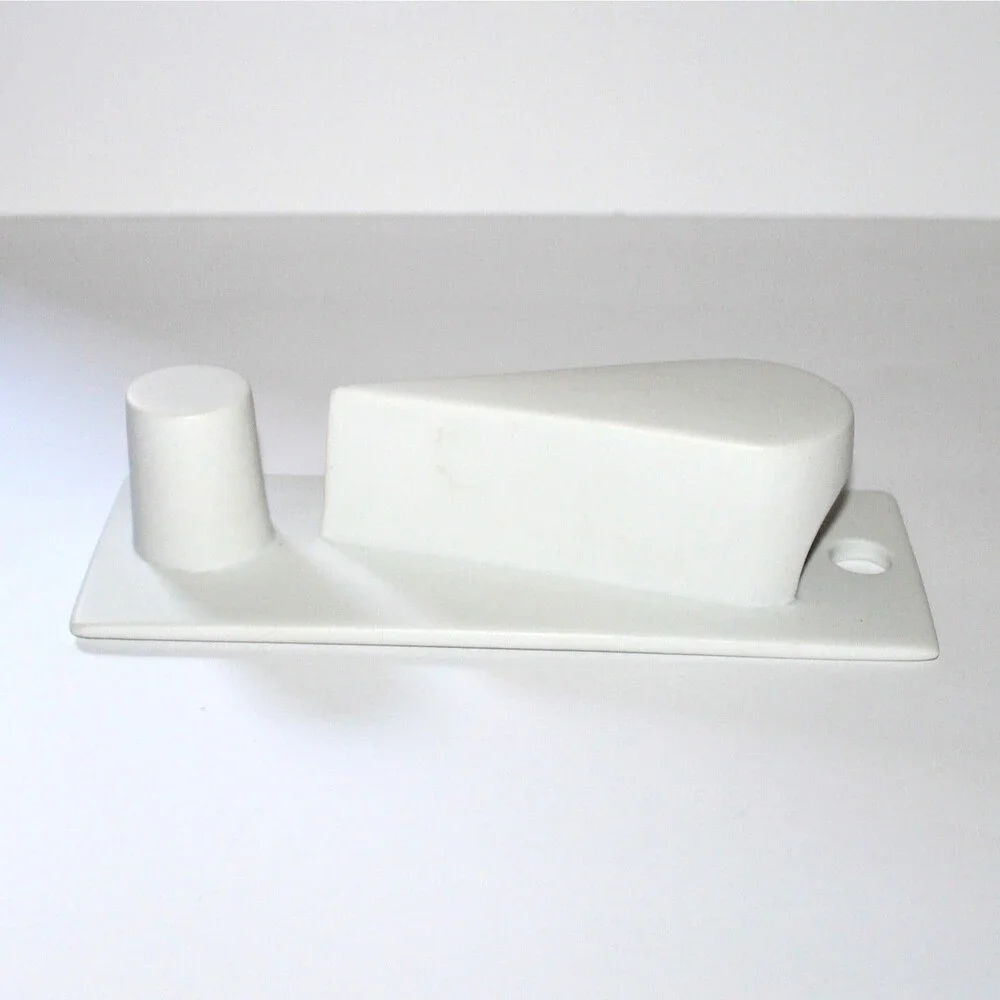 CB2 design Exclamation Vase wall pocket white ceramic modern fun